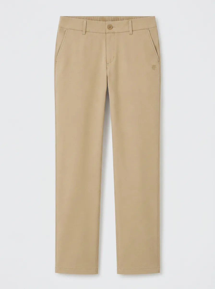 Women's Classic Everyday Logo Printed Mid Rise Straight Leg Pants