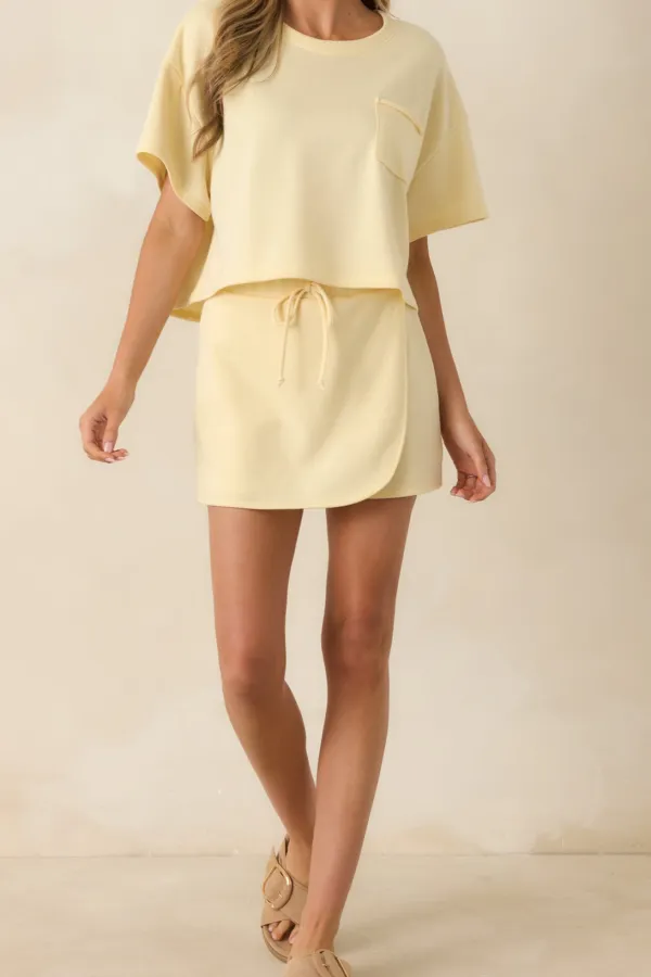 Butter Wrap Mini Skort