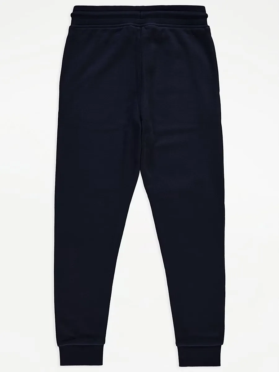 Navy Cuffed Joggers