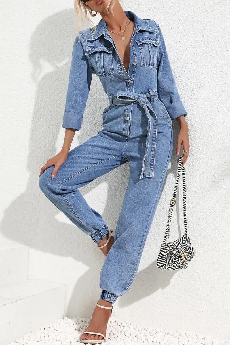 Isabella Denim Jumpsuit