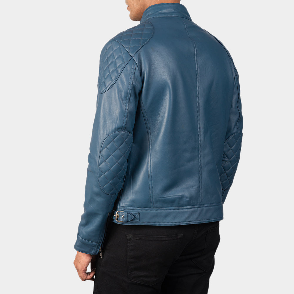 Men's Casual Biker Leather Jacket