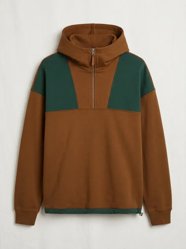 Men's Colorblock Colorblock Half-Zip Hoodie