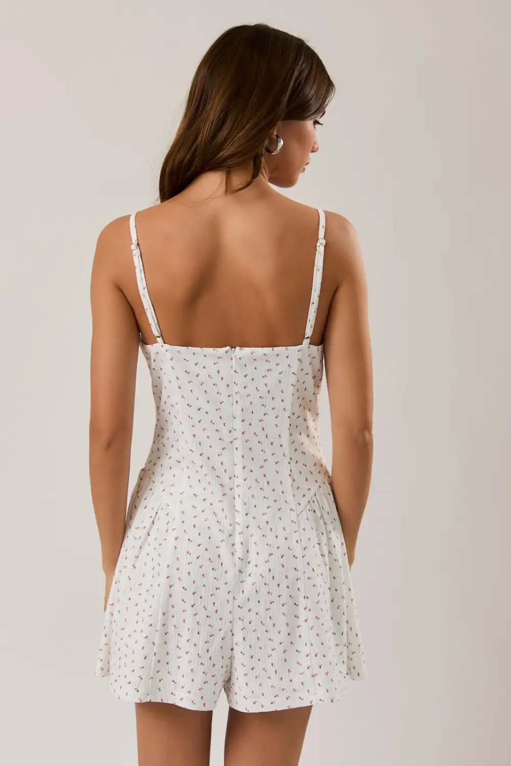 Floral Spaghetti Romper