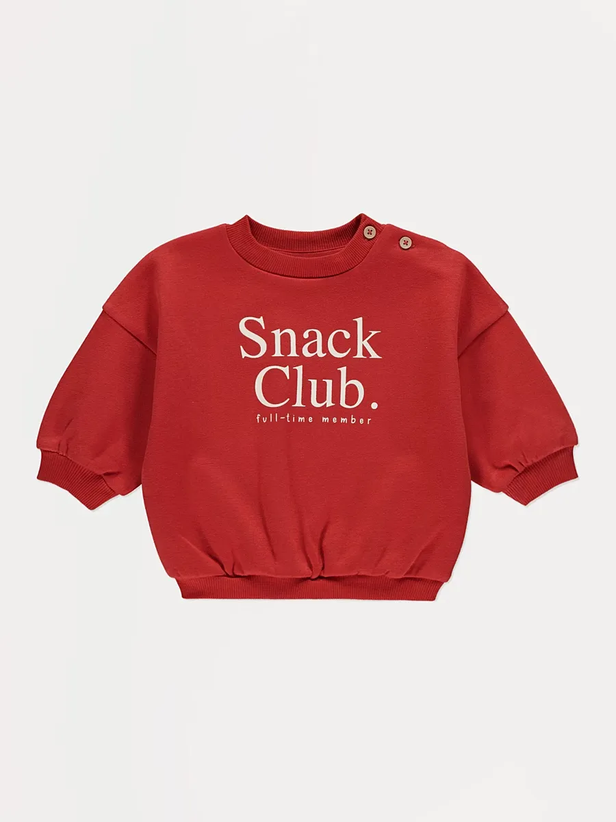 Red Snack Club Sweatshirt