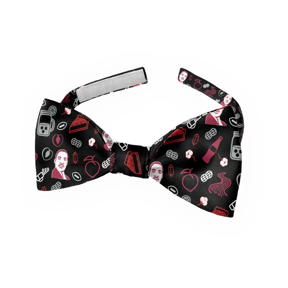 Peach Great Heritage Motif Bow Tie