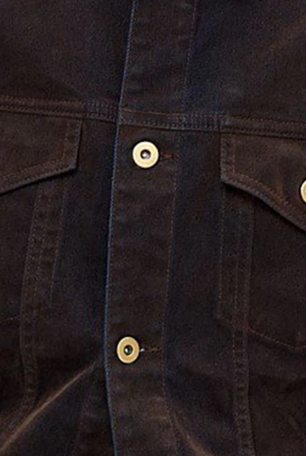 Multi-Pocket Cotton Fleece Denim Jacket