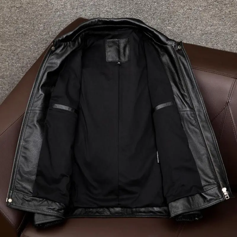 Leather Utility Pocket Jacket