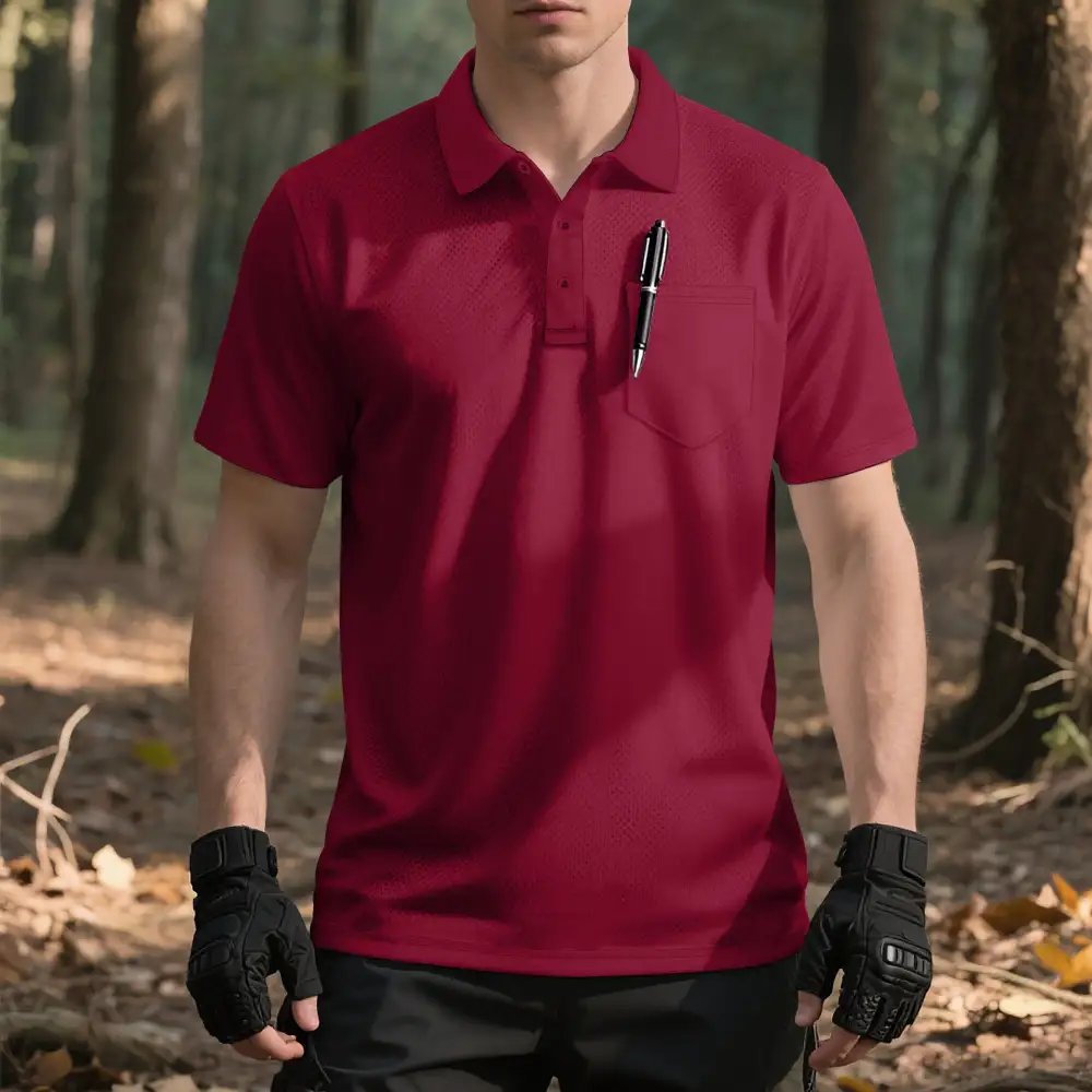 Modern Short Sleeve Polo Shirt
