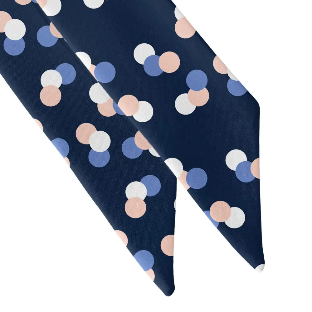 Elizabeth Dots Pattern Hair Scarf