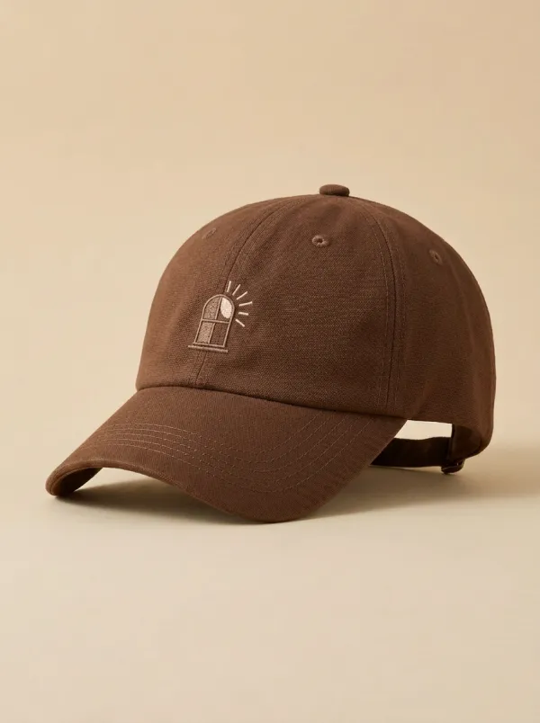 Window-Motif Minimal Unisex Baseball Cap