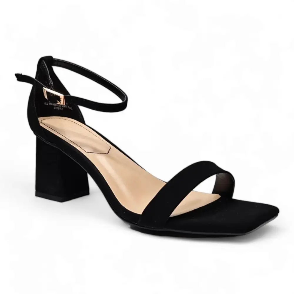 Lasting Square Toe Block Heel
