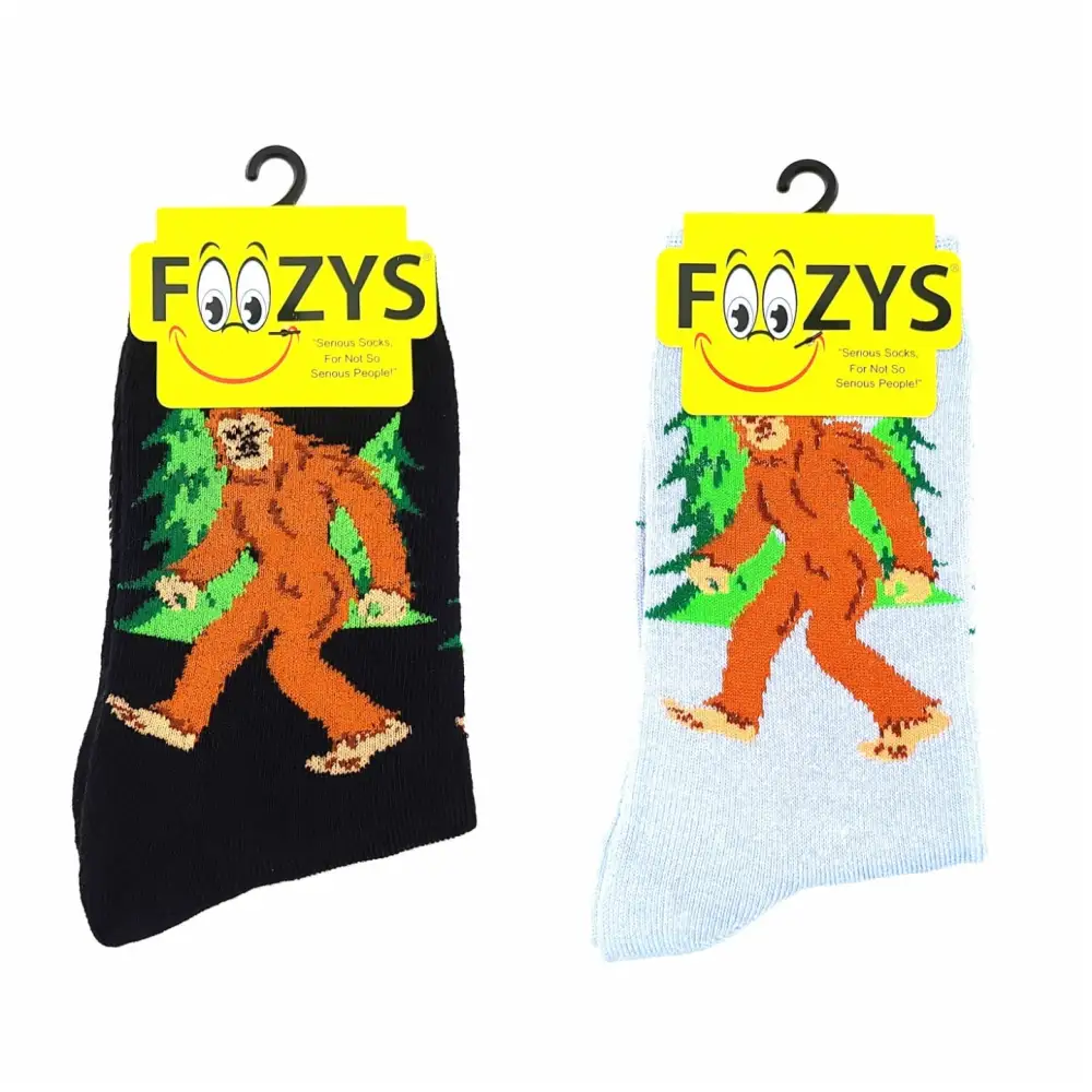 Unisex Bigfoot Crew Socks