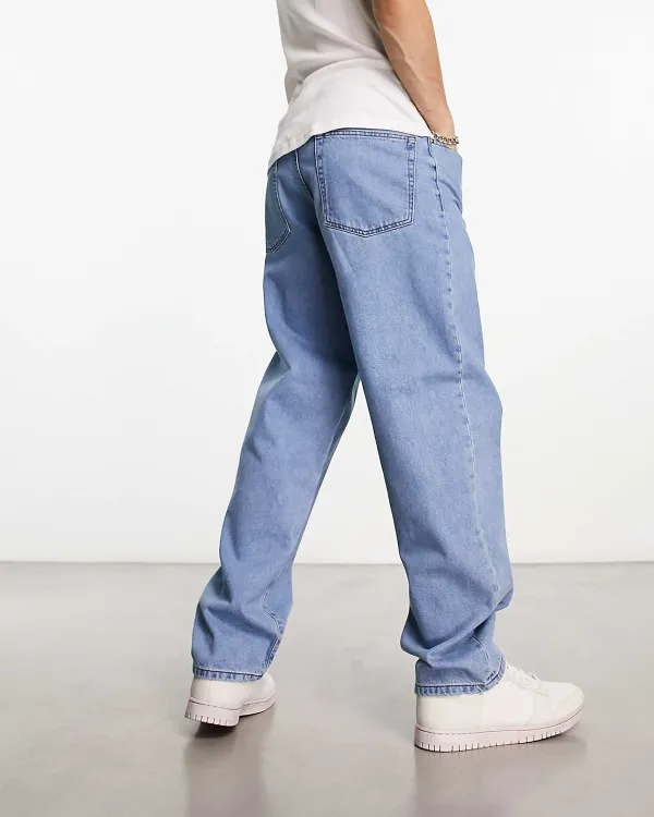 Baggy Jeans In Light Stone Wash