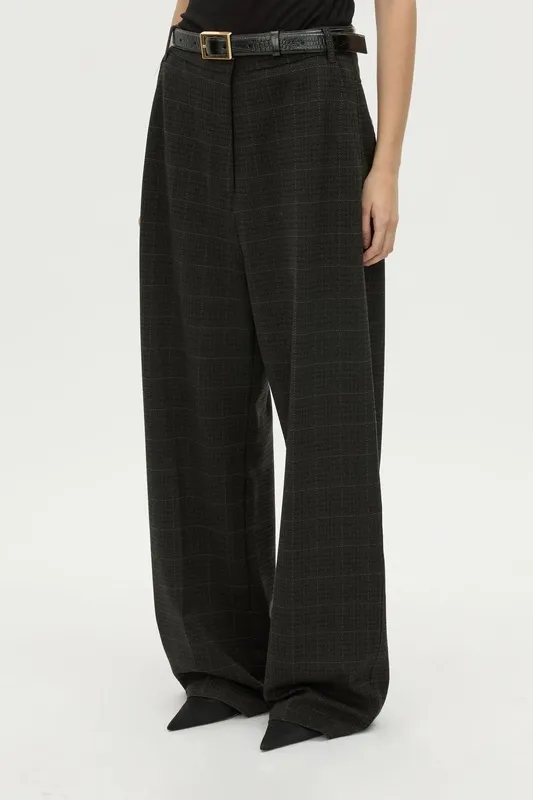 Charcoal Tailored Pants