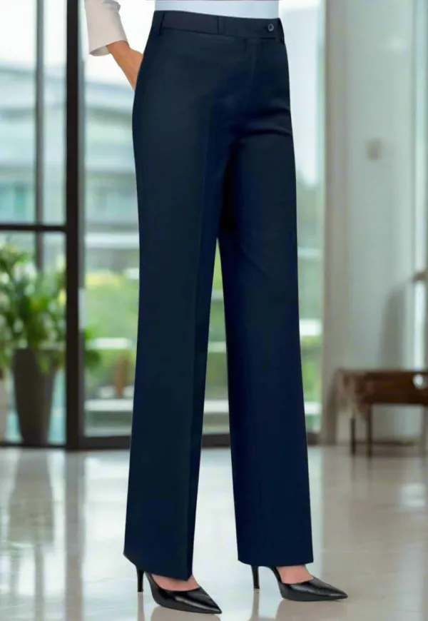 Women's Straight Leg Stretch Suit Trousers