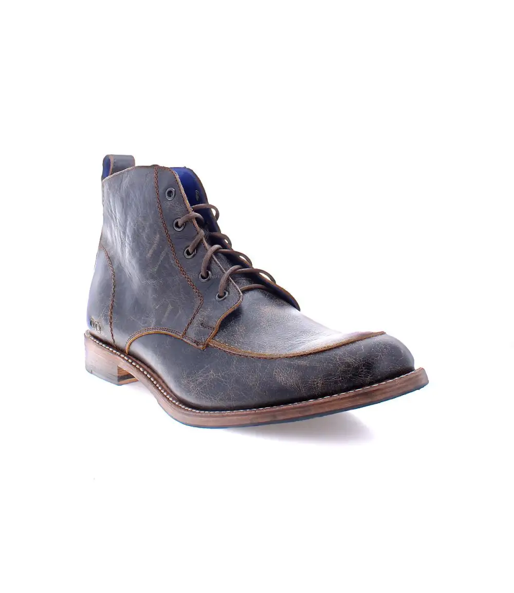 Apron-Toe Lace-Up Work Boots