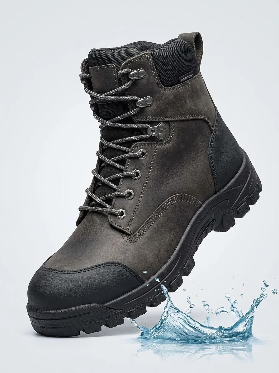 Modern Hiking Outdoor Style Men' Waterproof Work Boots