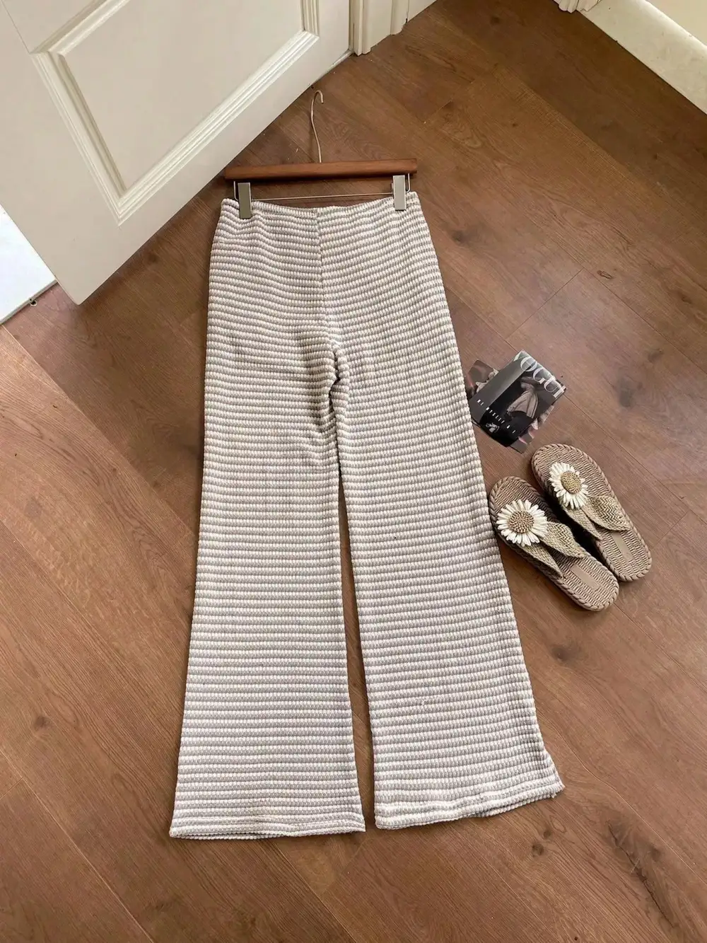 Resort Drawstring Wide Leg Pants
