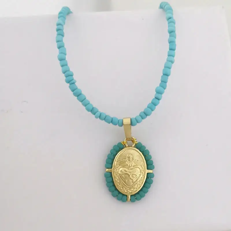 Gold Plated Pearl Zirconia Beaded Fashion Necklace