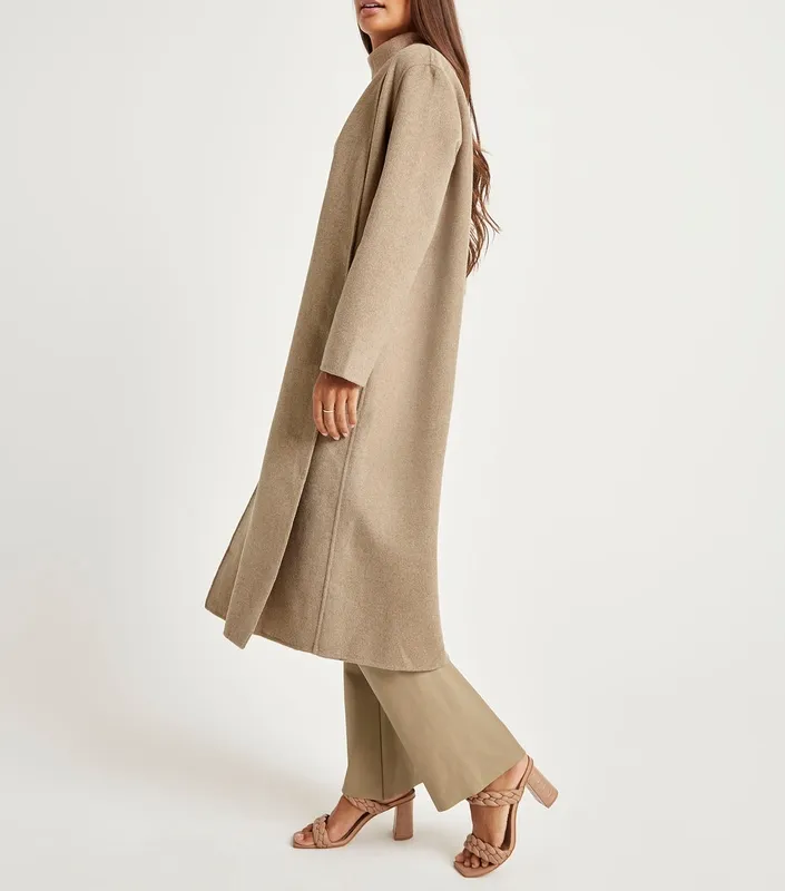 Waist Tie Wool Jacket