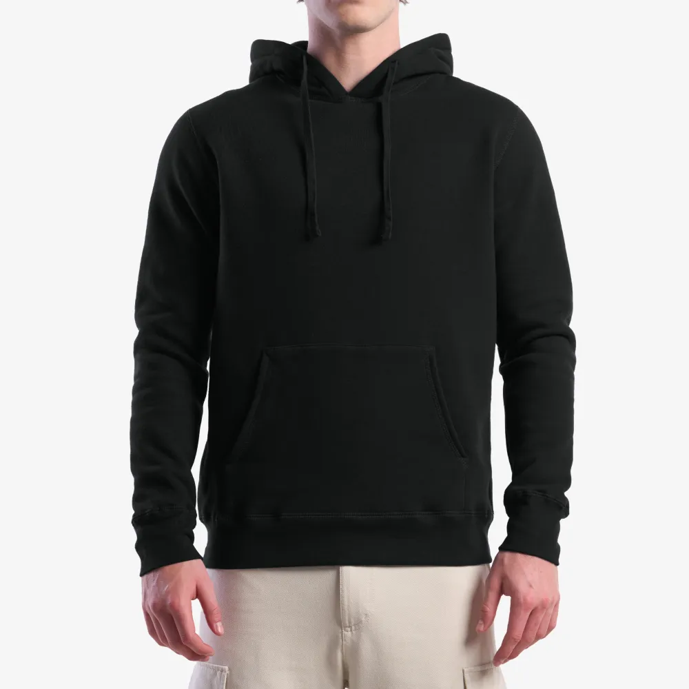Relaxed Fleece Pullover Hooded Sweatshirt