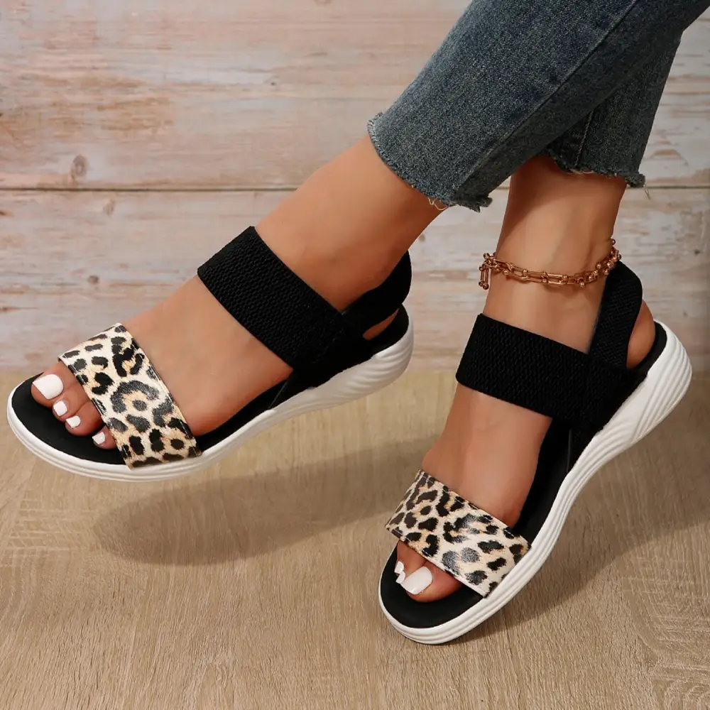 Classic Open-Toe Heeled Sandals