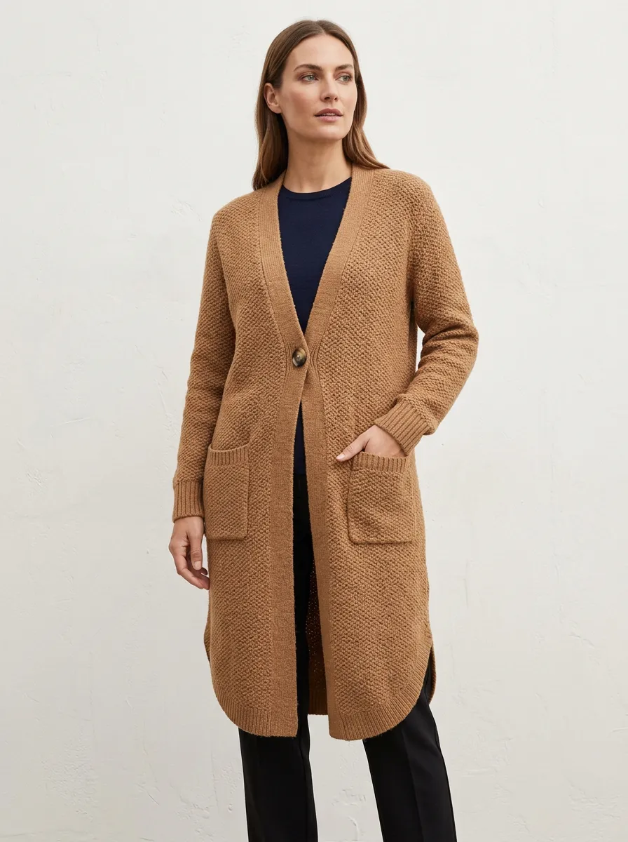 Women's Modern Knit Knit Cardigan