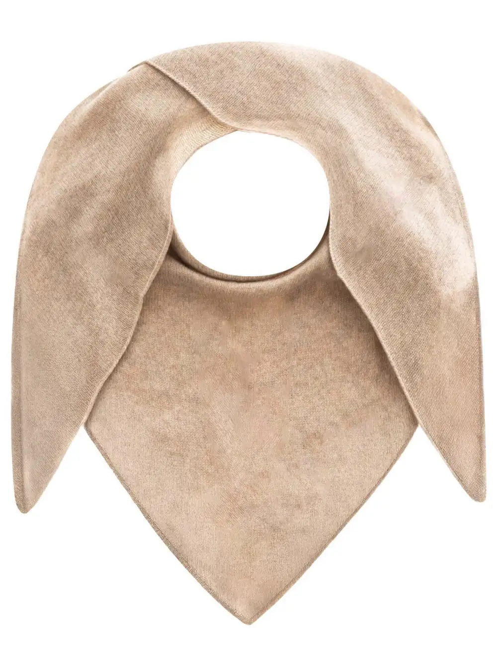 Textured Knit Cashmere Heart Pattern Fashion Scarf