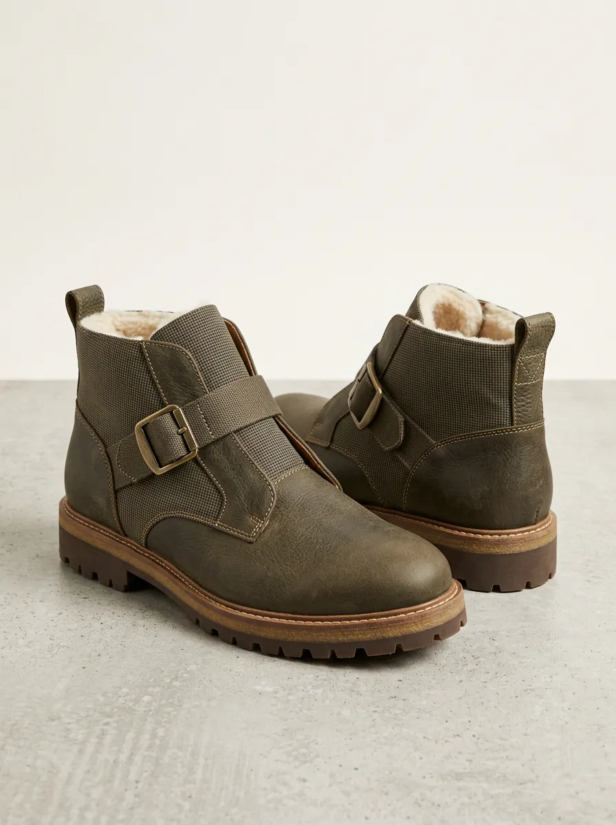 Active Faux Fur Lined Fur Lined Fit Unisex Warm Boots