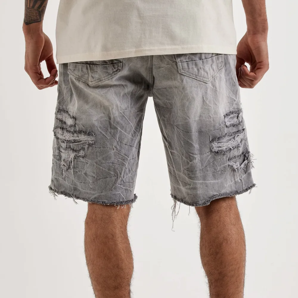 Everyday Distressed Denim Shorts