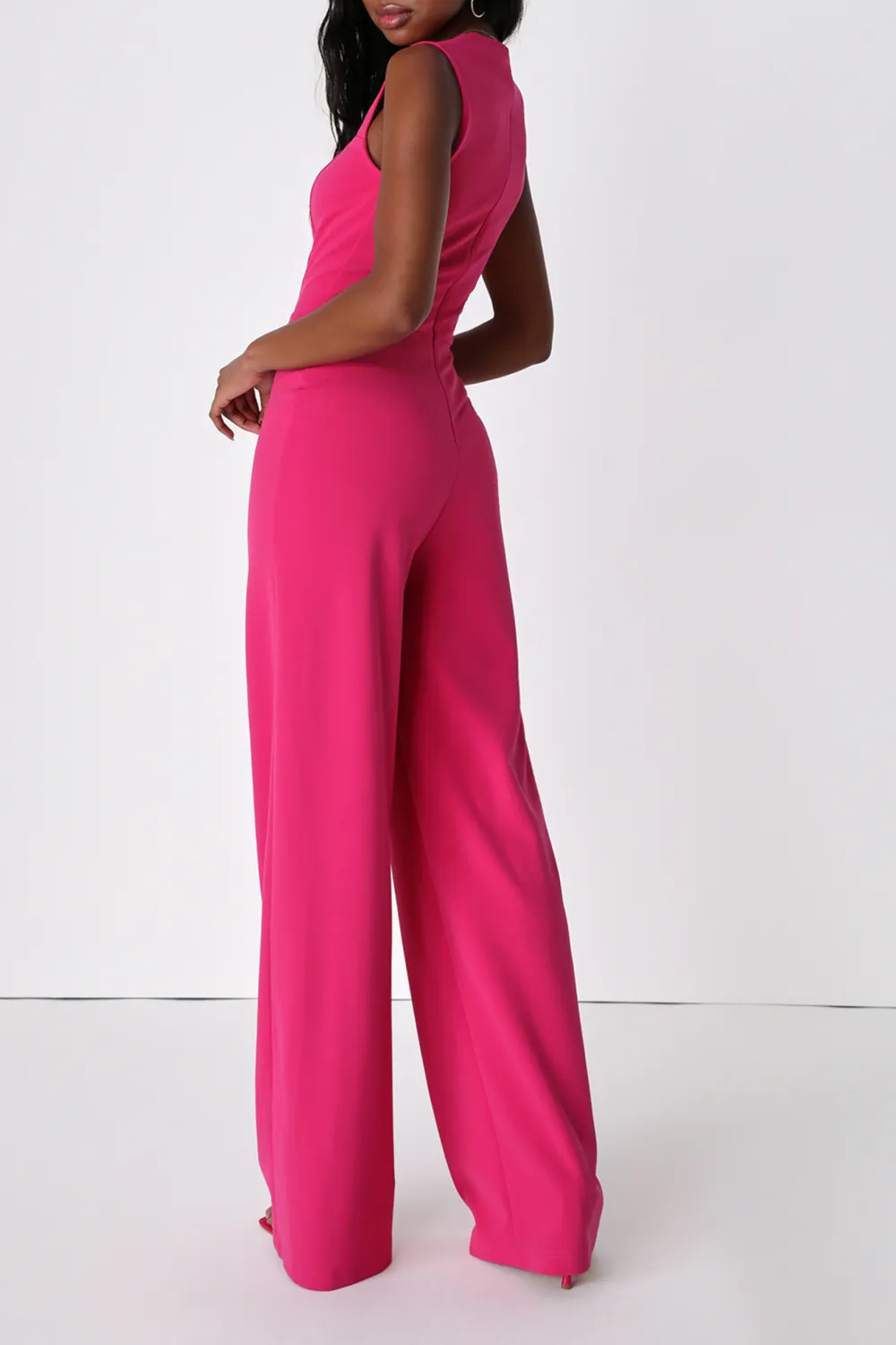 Casual Style Black Jumpsuit