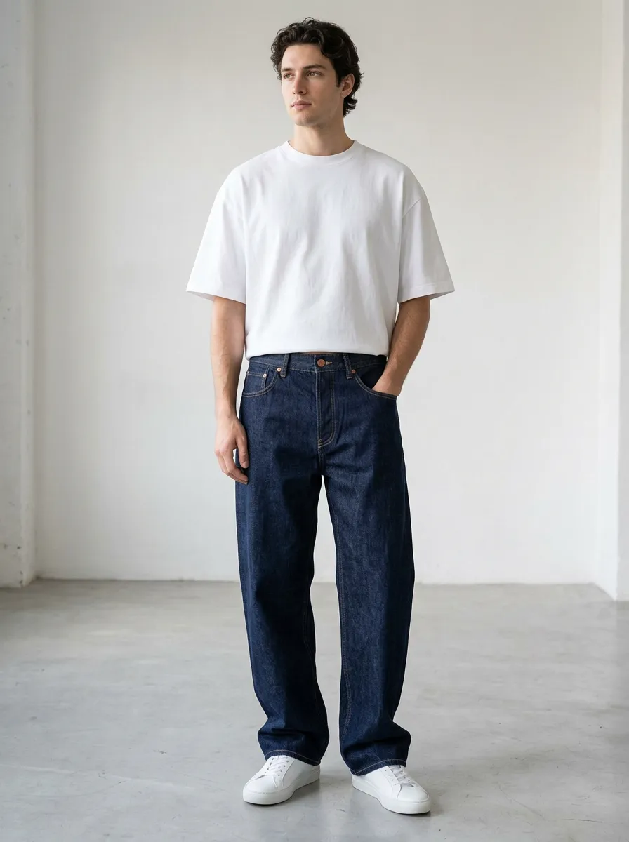 Easygoing Straight Fit Relaxed Fit Men's Relaxed Denim Jeans