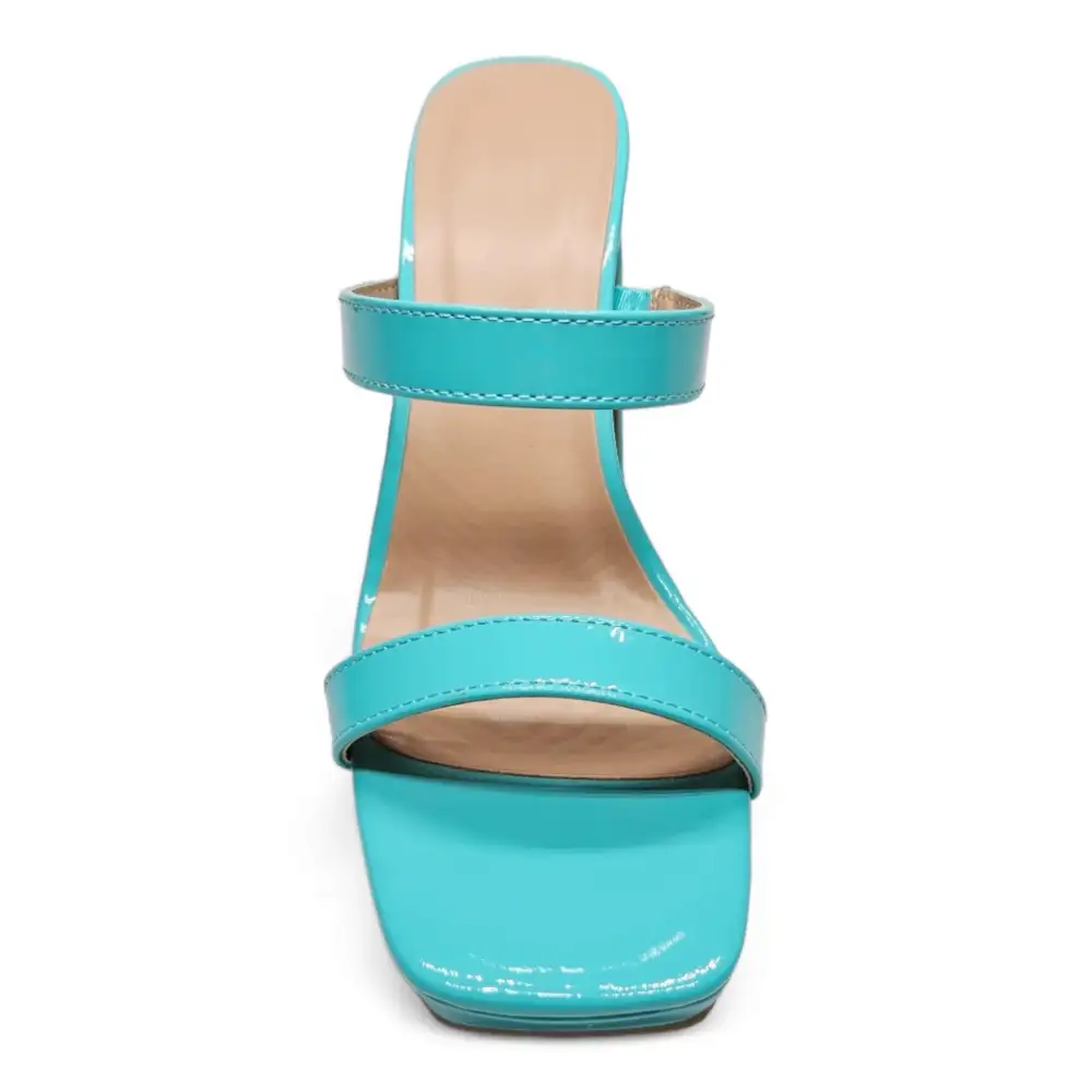 React Square Toe Platform Heel
