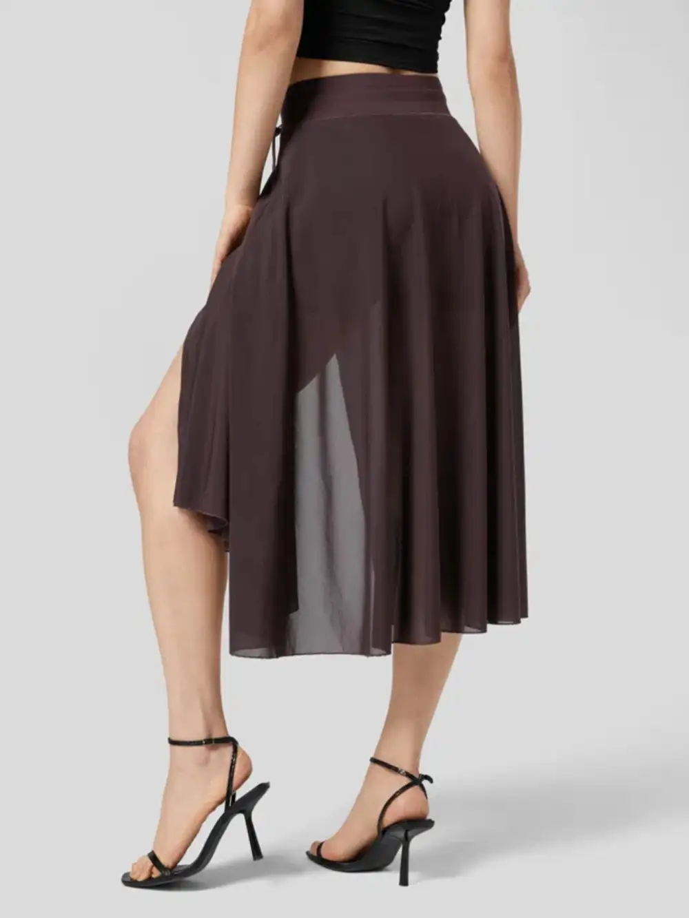 Subtle Drawstring Pocket Detail Skirt