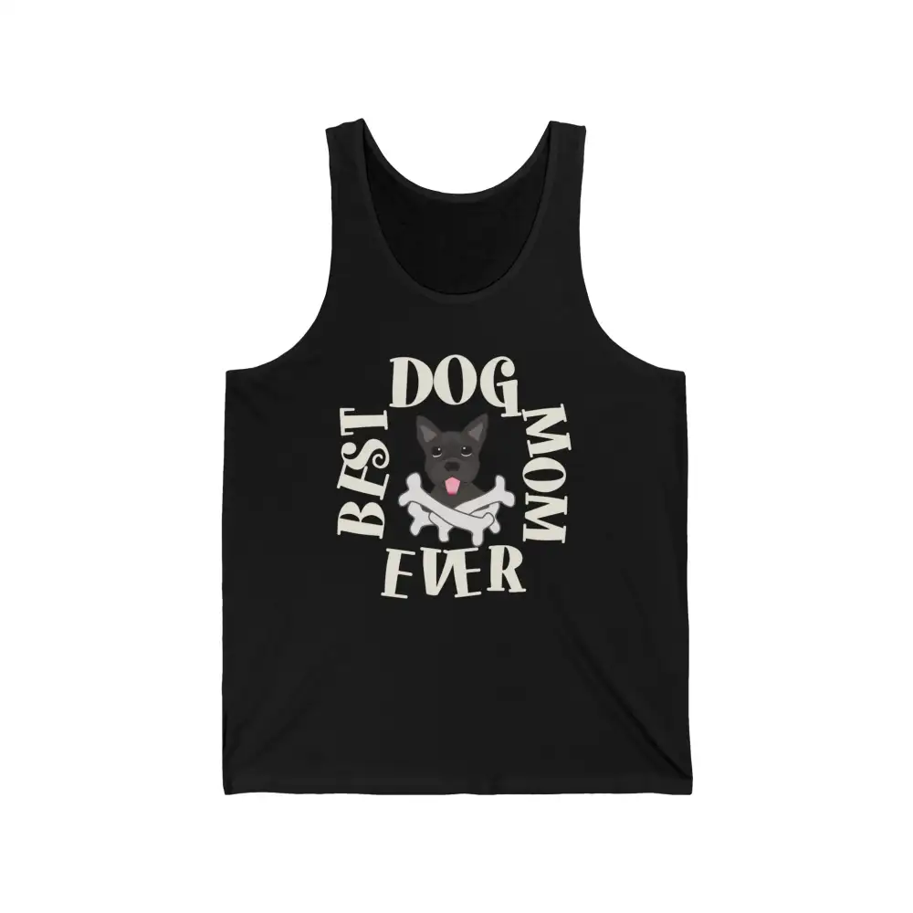 Dog Mom Puppy Graphic Tank Top