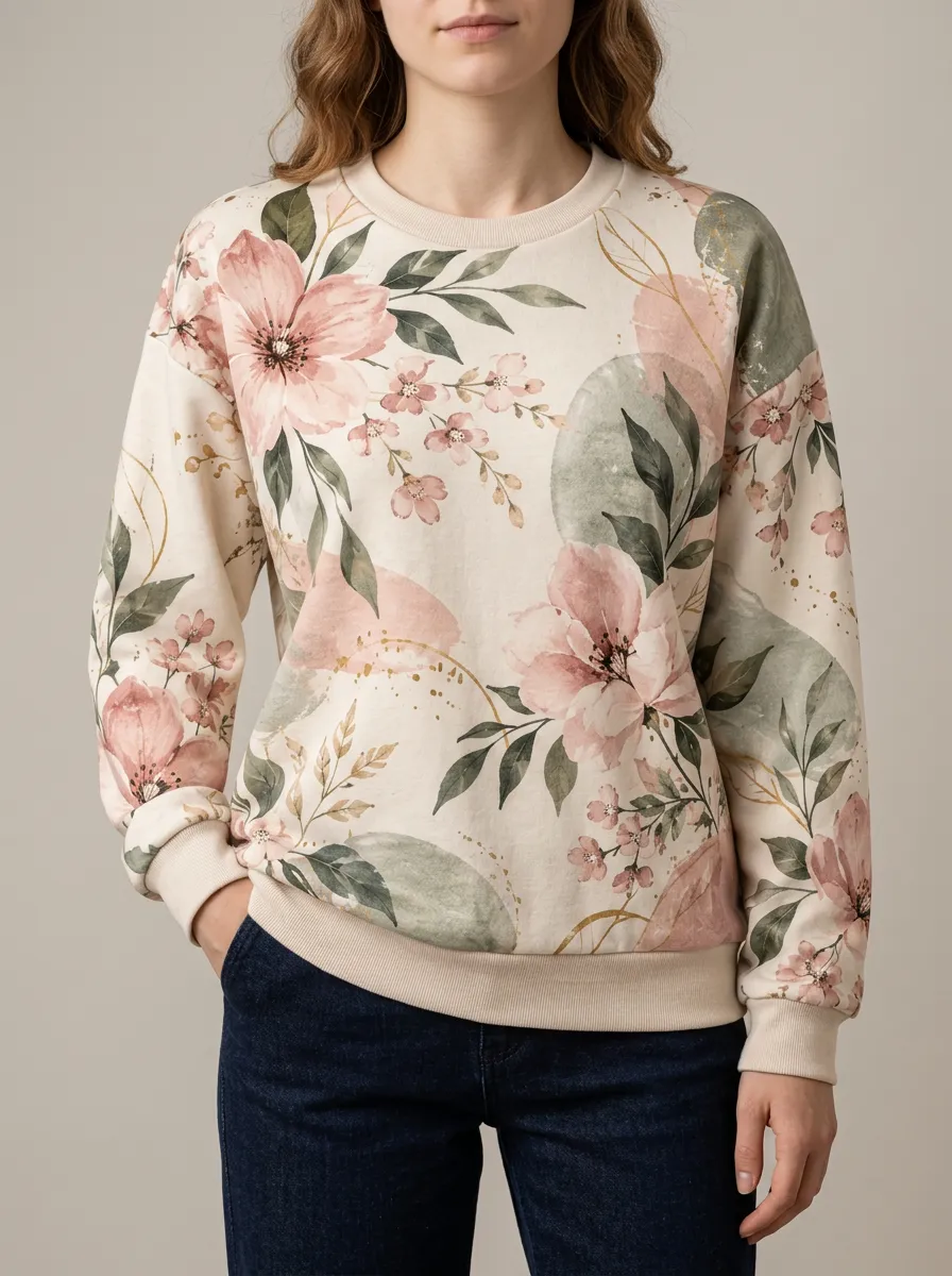 Floral Comfort Pullover