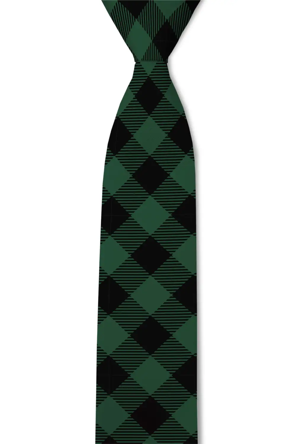 Buffalo Plaid Pattern Necktie