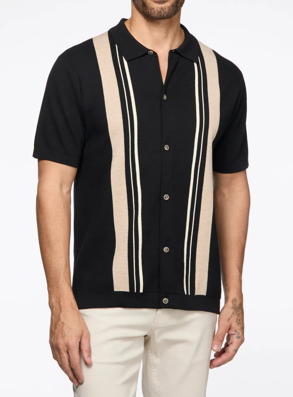 Retro Jersey Knit Shirt