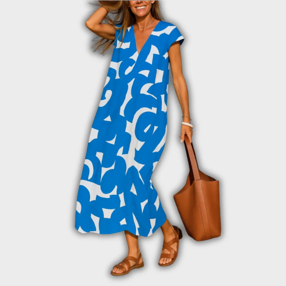 Flowing Relaxed Casual Dress