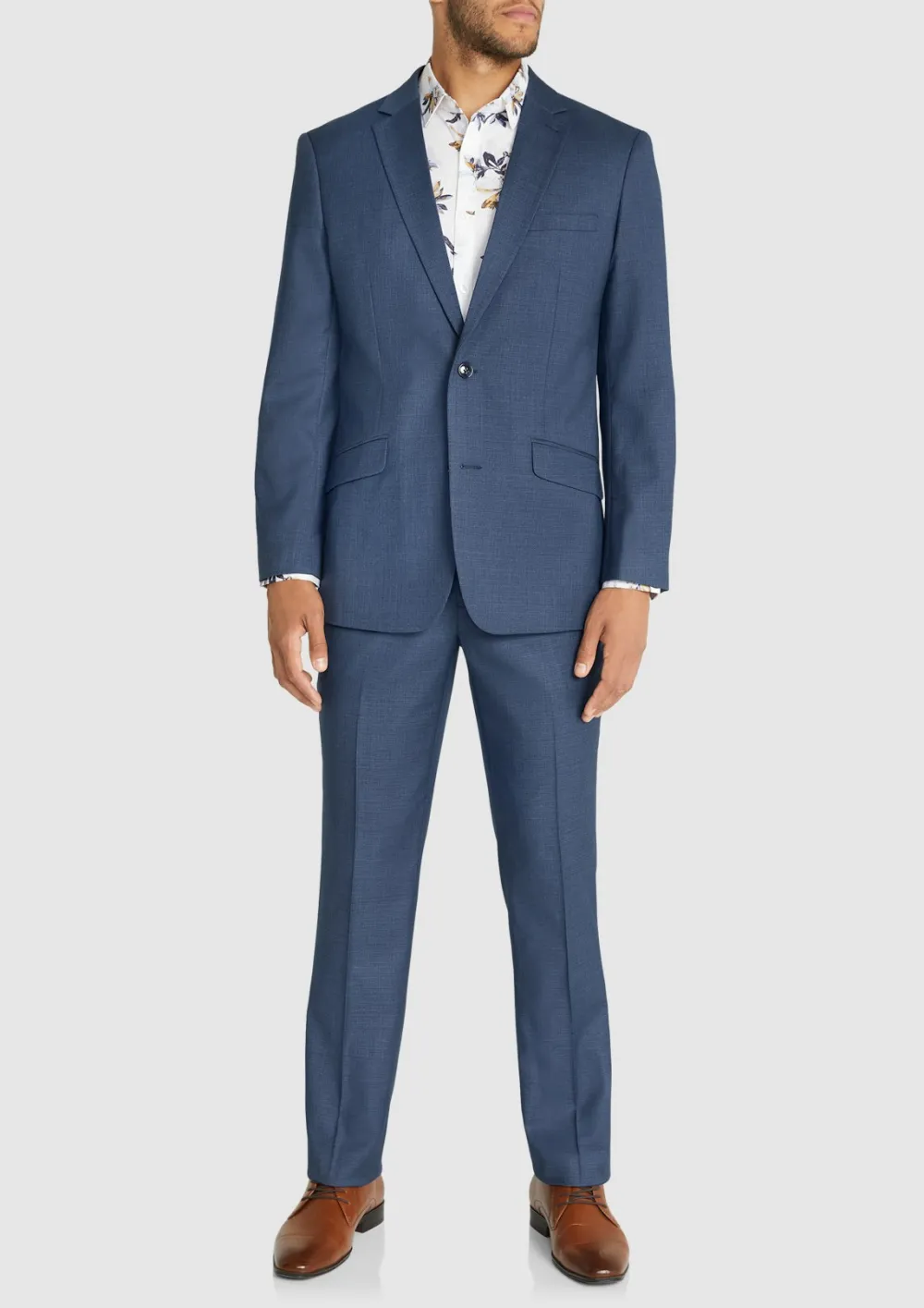Men's Blue Classic Slim Fit Suit