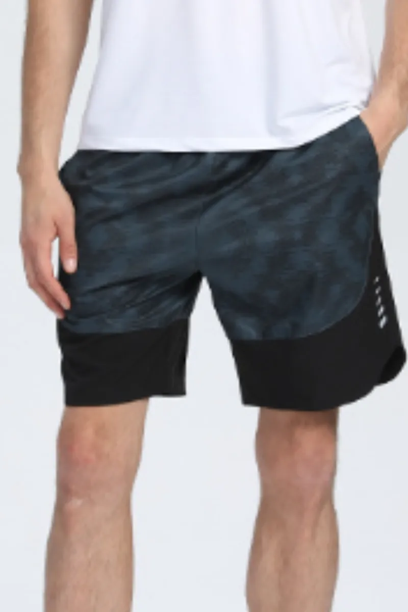 Flexible Training Quick Dry Breathable Drawstring Athletic Shorts