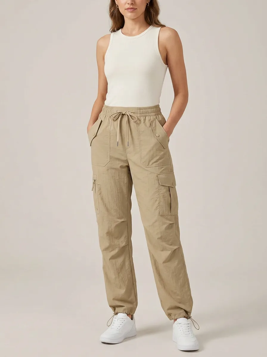 Everyday Drawstring Outdoor Breathable Cargo Pants