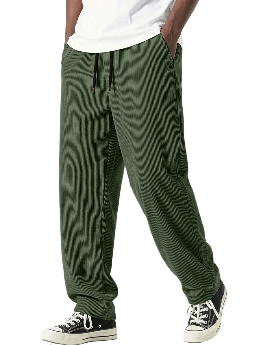 Tailored Corduroy Utility Pocket Pants
