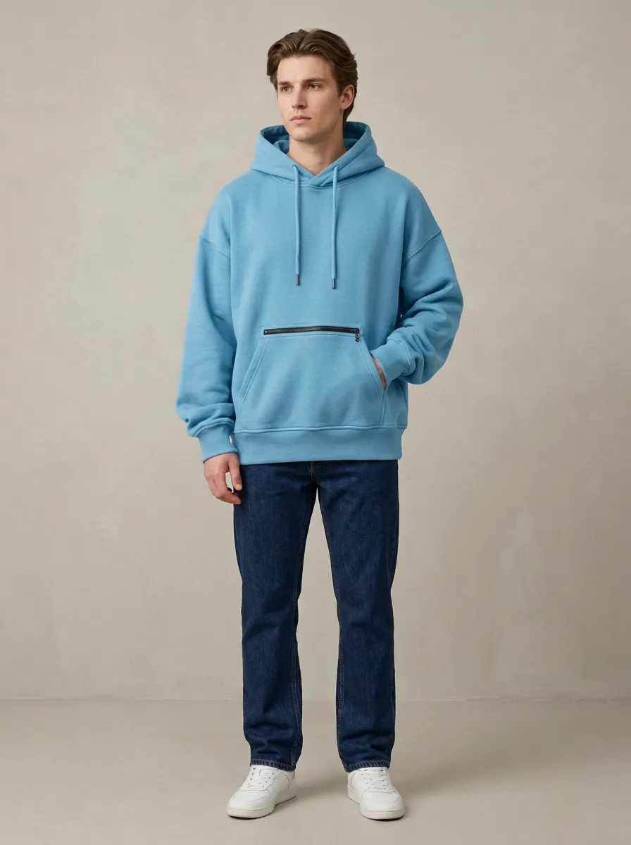 Unisex Clean Style Casual Hoodie