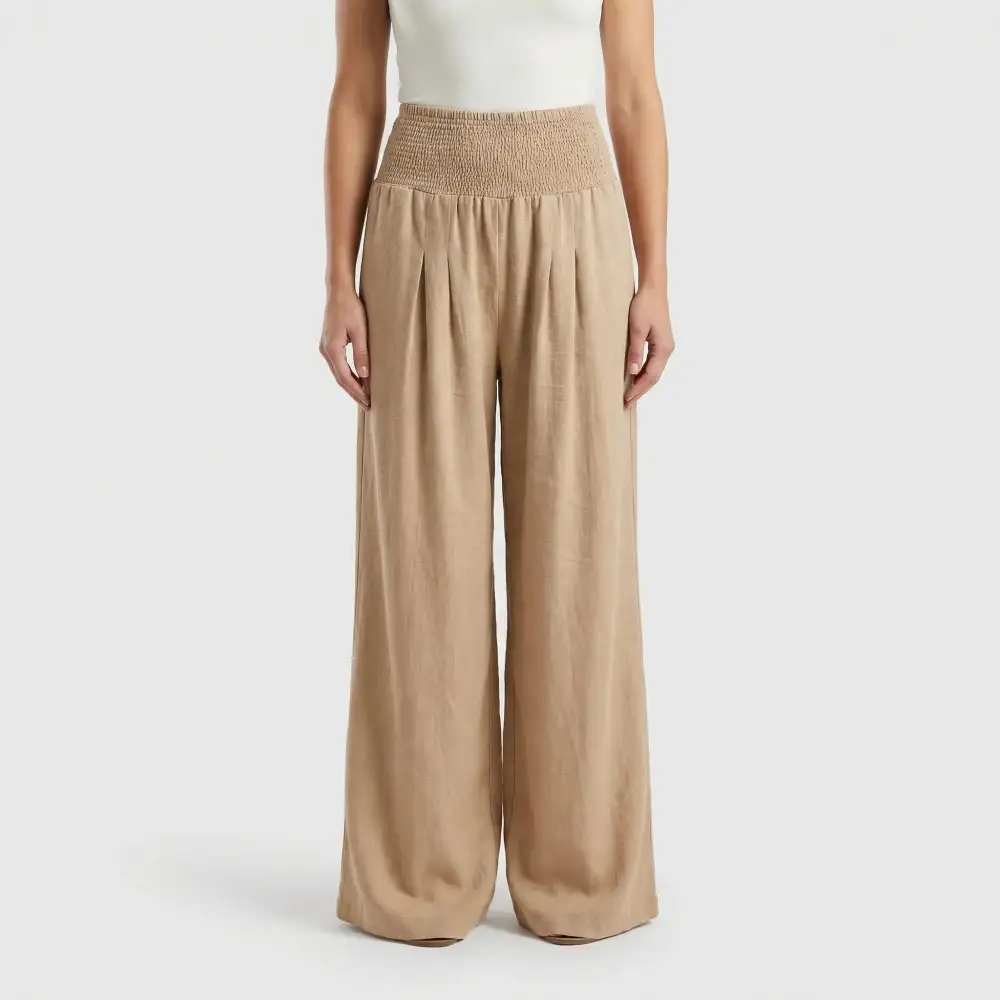 Wide Leg High Waisted