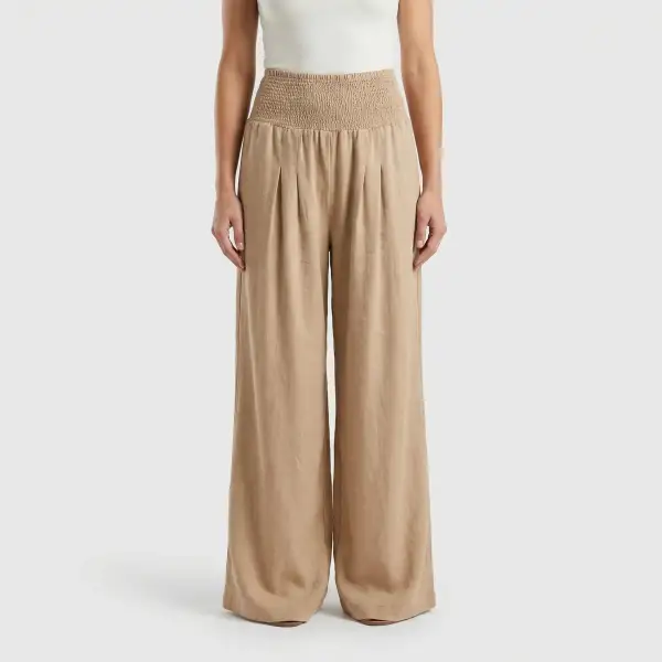 Wide Leg High Waisted