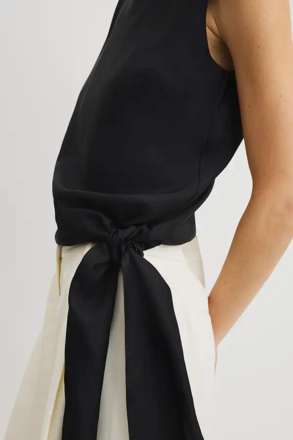 Women's Asymmetric Silk Tank Top