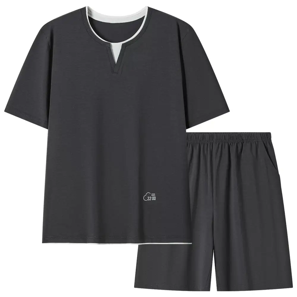 Regenerated Fiber Short Sleeve Sleepwear Set