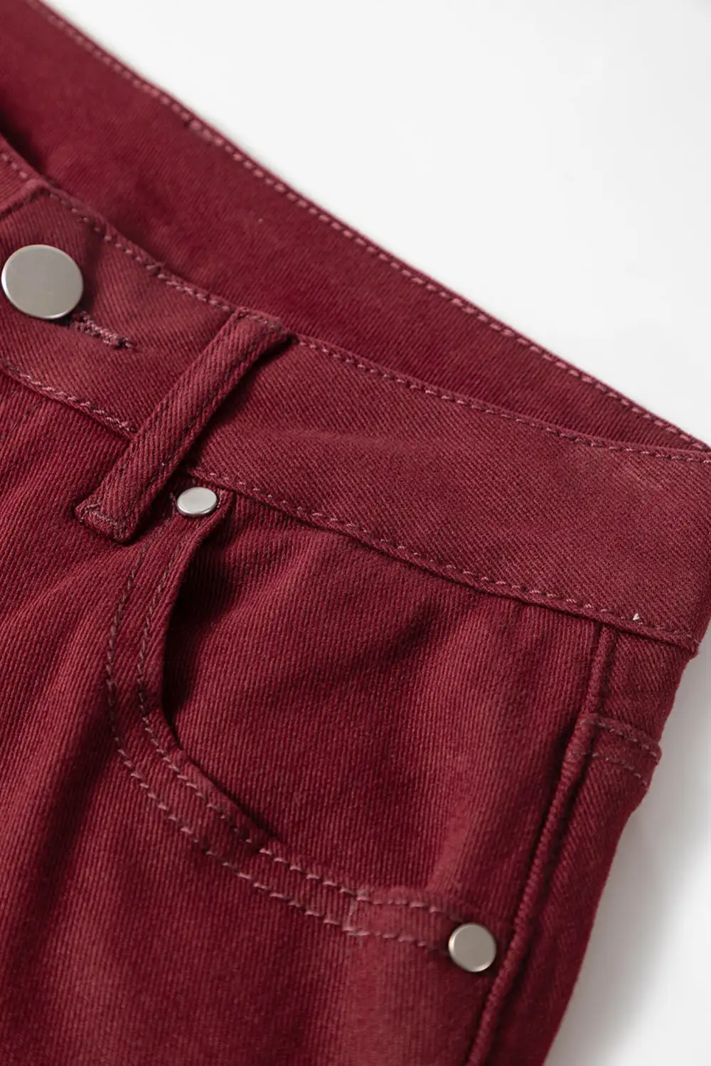 Refined High-Waist Pocketed Straight Leg Jeans