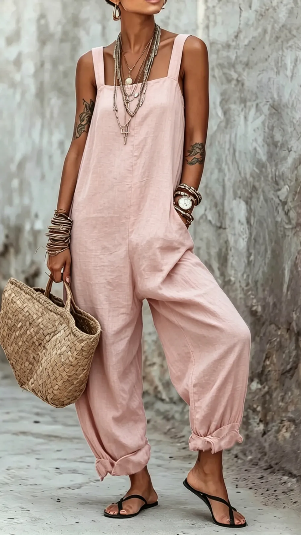 Adjustable Strap Jumpsuit